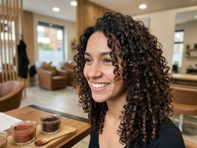Colometría vegana natural con barros para definición del rizo en A Coruña
