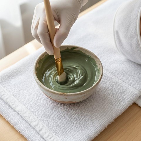 Tratamiento facial con arcilla para acné y piel grasa en A Coruña - Imagen 1
